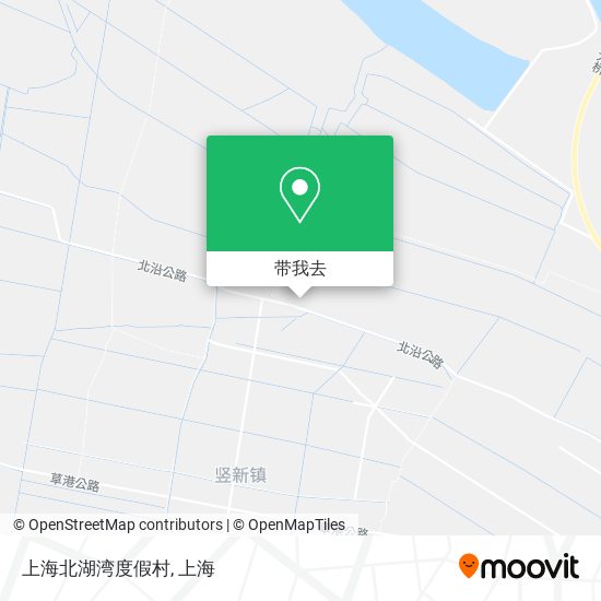 上海北湖湾度假村地图