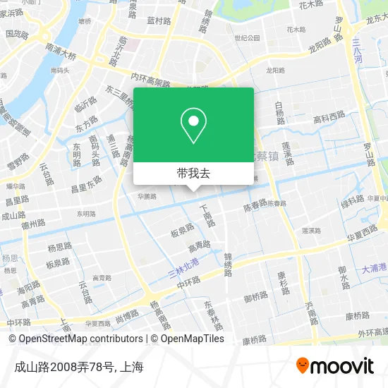 成山路2008弄78号地图