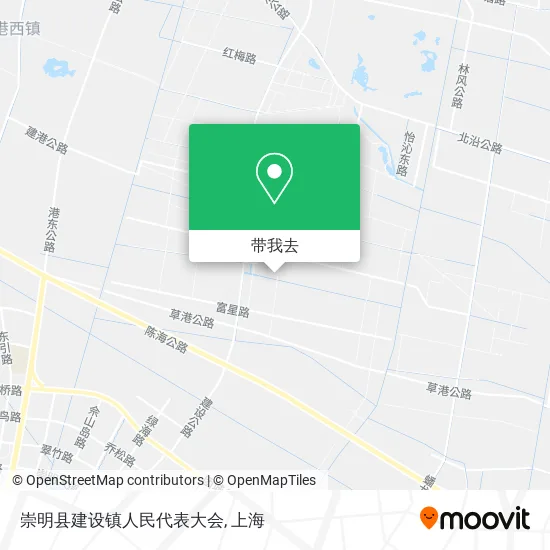 崇明县建设镇人民代表大会地图