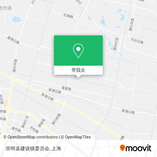 崇明县建设镇委员会地图