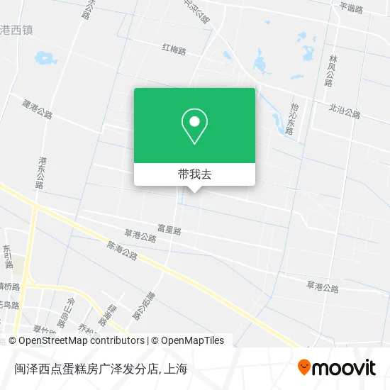 闽泽西点蛋糕房广泽发分店地图