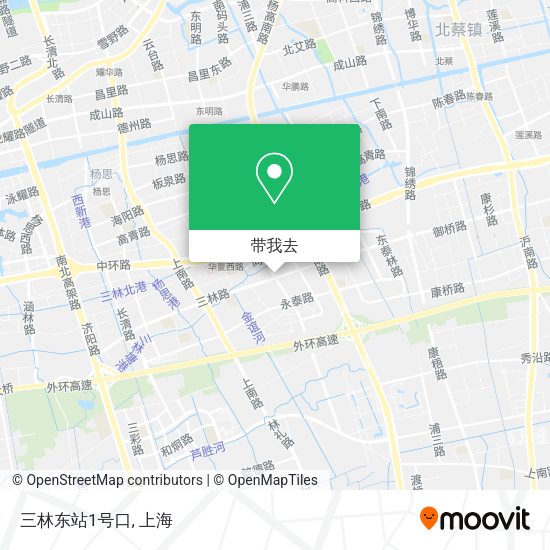 三林东站1号口地图