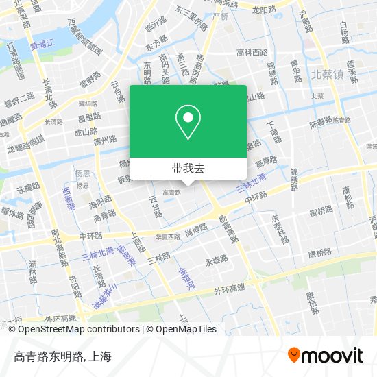 高青路东明路地图