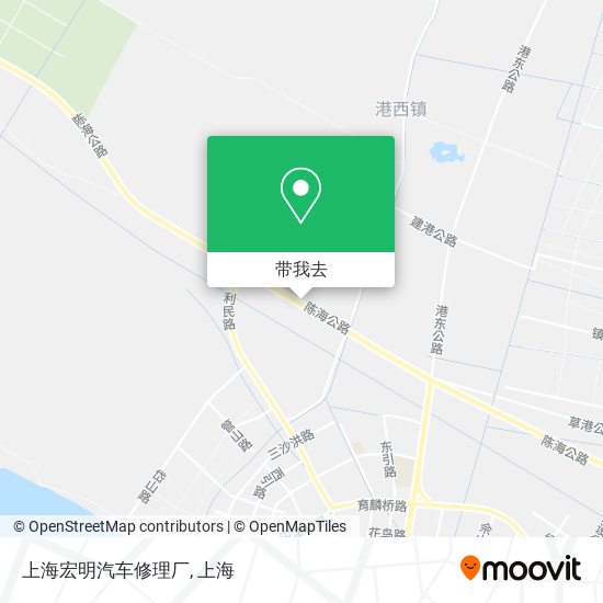 上海宏明汽车修理厂地图