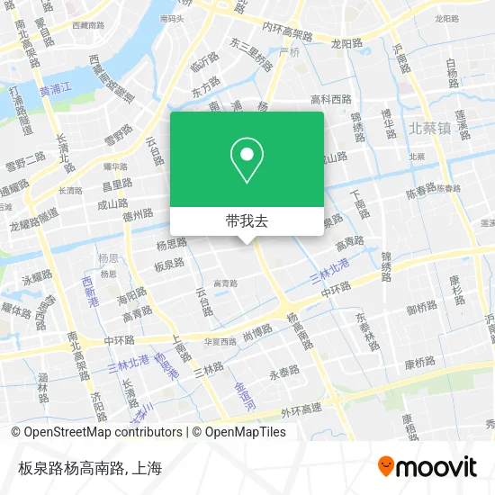 板泉路杨高南路地图