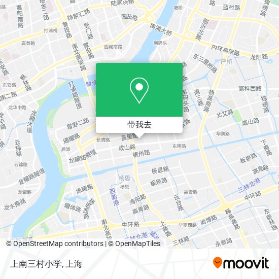 上南三村小学地图