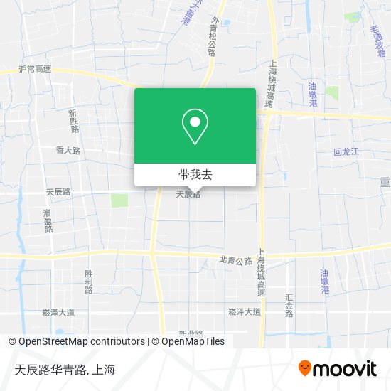 天辰路华青路地图