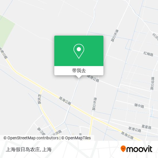 上海假日岛农庄地图
