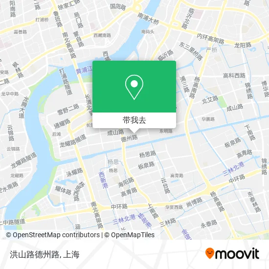 洪山路德州路地图