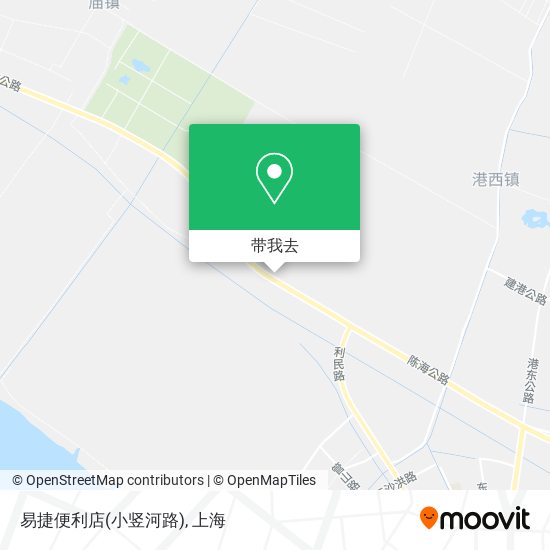 易捷便利店(小竖河路)地图