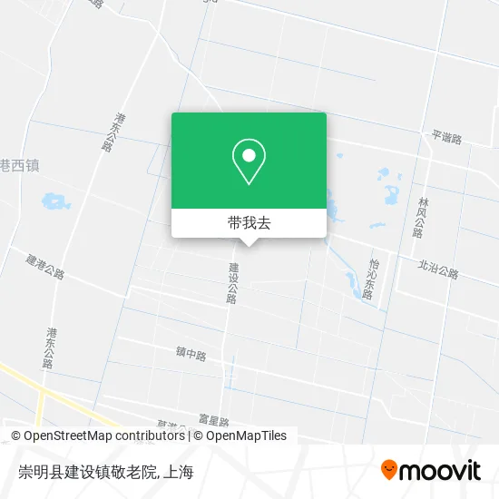 崇明县建设镇敬老院地图