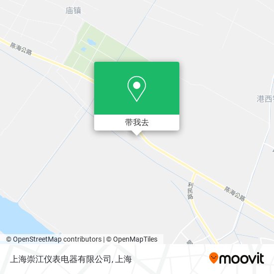 上海崇江仪表电器有限公司地图