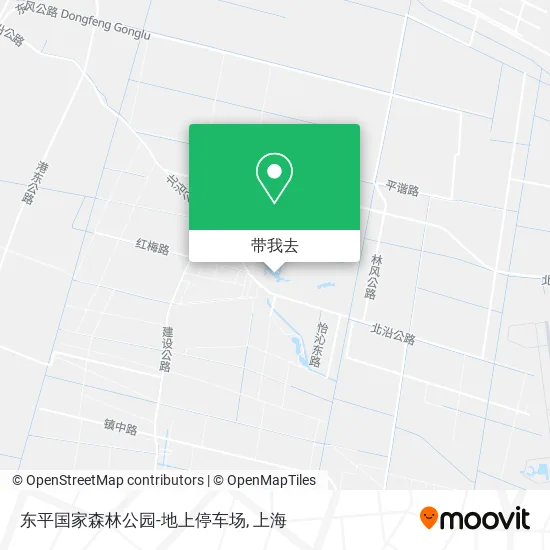 东平国家森林公园-地上停车场地图
