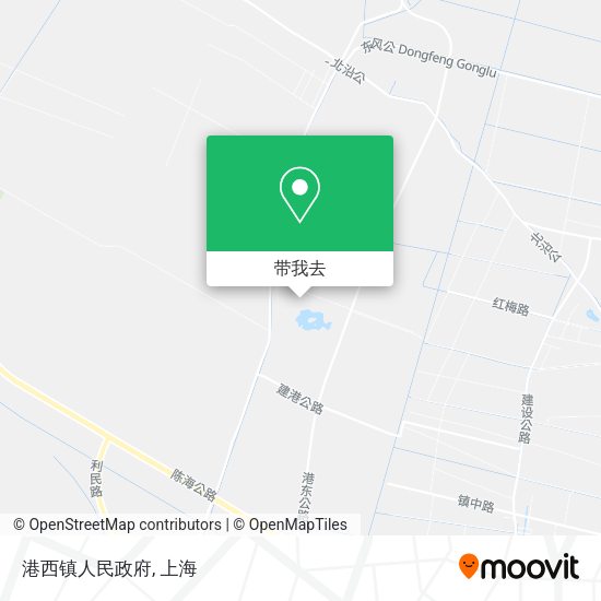 港西镇人民政府地图