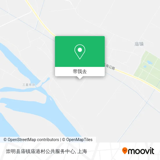 崇明县庙镇庙港村公共服务中心地图
