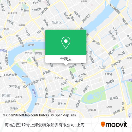 海临别墅12号上海爱特尔船务有限公司地图