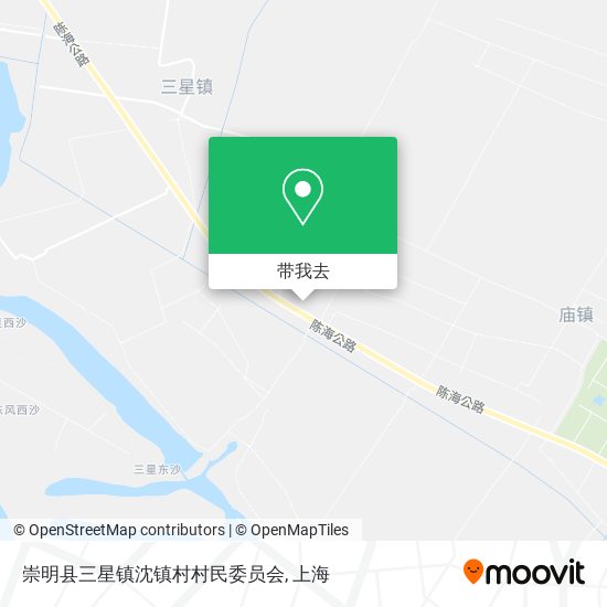 崇明县三星镇沈镇村村民委员会地图