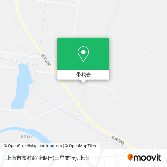 上海市农村商业银行(三星支行)地图
