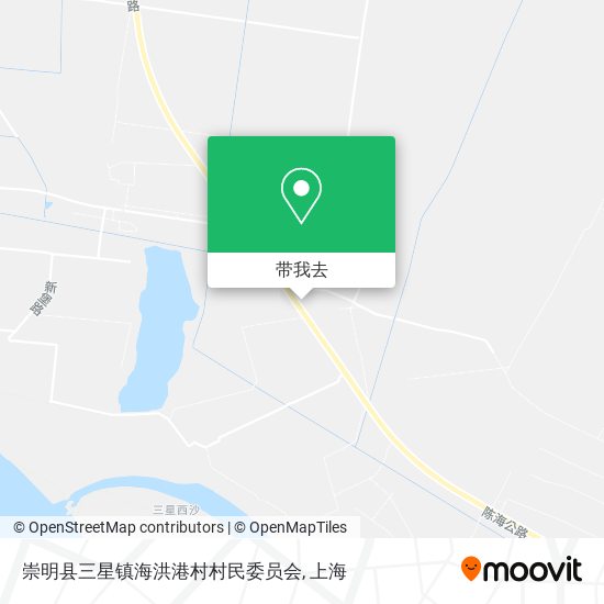 崇明县三星镇海洪港村村民委员会地图