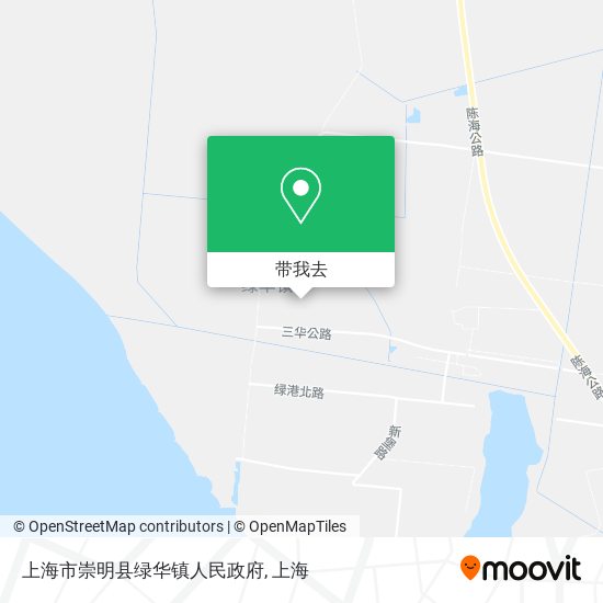 上海市崇明县绿华镇人民政府地图