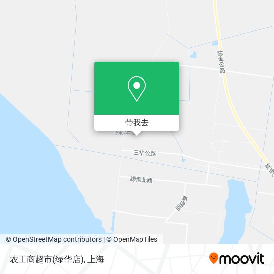 农工商超市(绿华店)地图