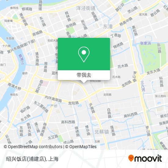 绍兴饭店(浦建店)地图