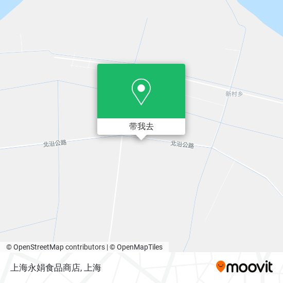 上海永娟食品商店地图