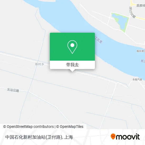 中国石化新村加油站(卫付路)地图