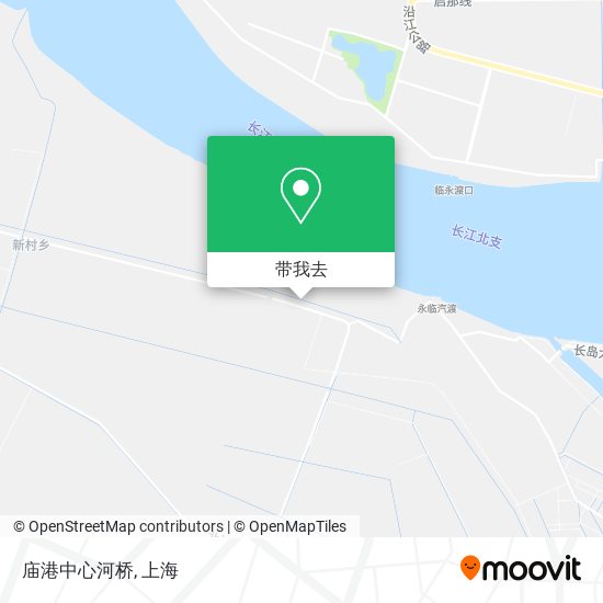 庙港中心河桥地图