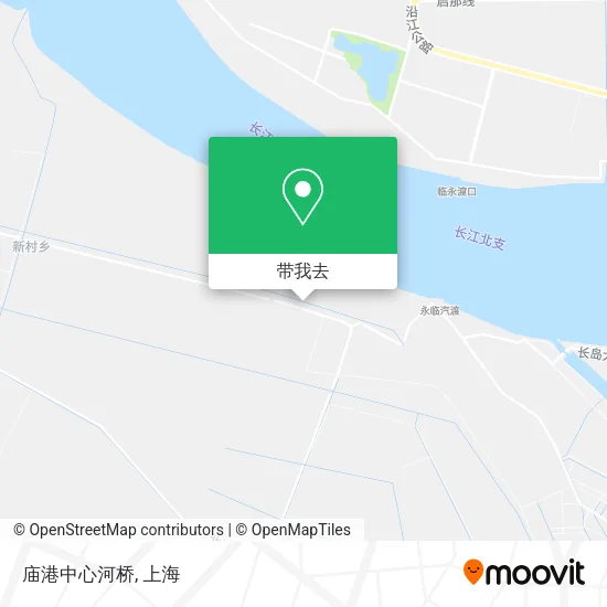 庙港中心河桥地图