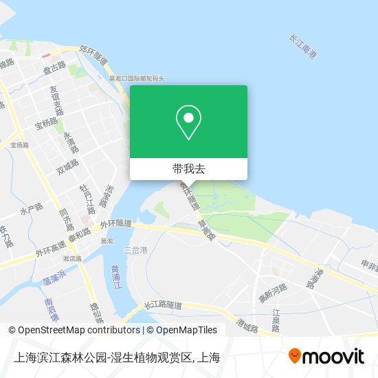 上海滨江森林公园-湿生植物观赏区地图