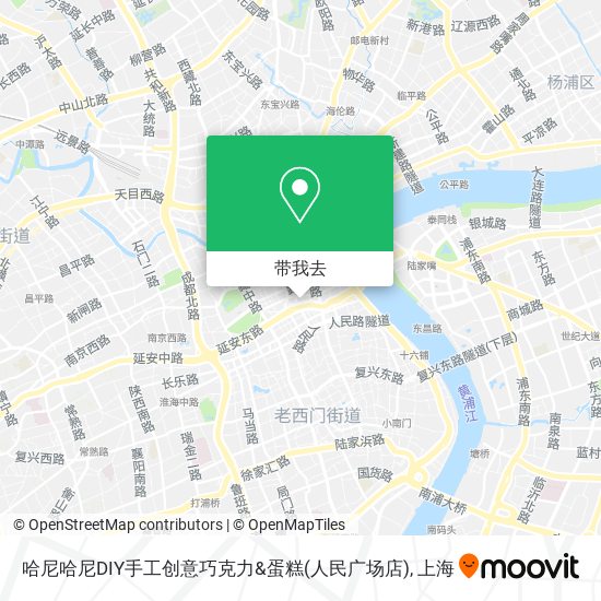 哈尼哈尼DIY手工创意巧克力&蛋糕(人民广场店)地图