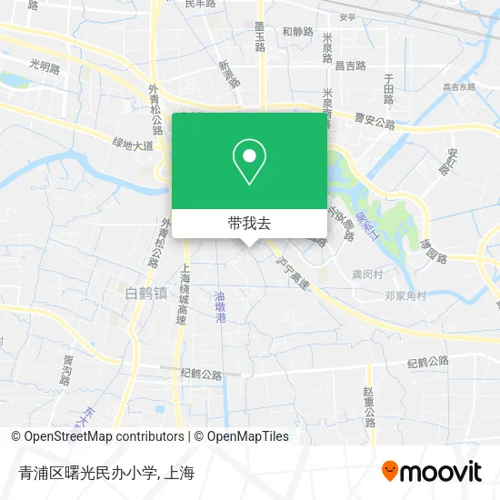 青浦区曙光民办小学地图