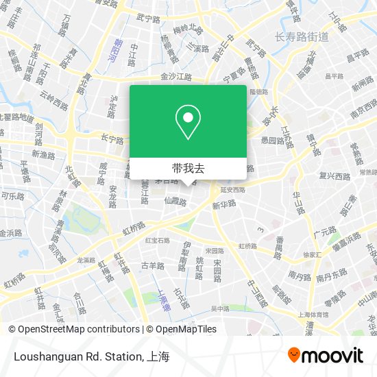 Loushanguan Rd. Station地图