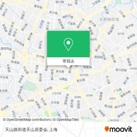 天山路街道天山居委会地图