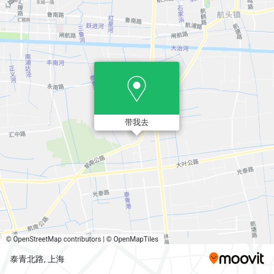 泰青北路地图