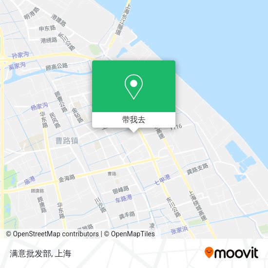 满意批发部地图