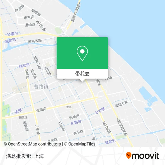 满意批发部地图