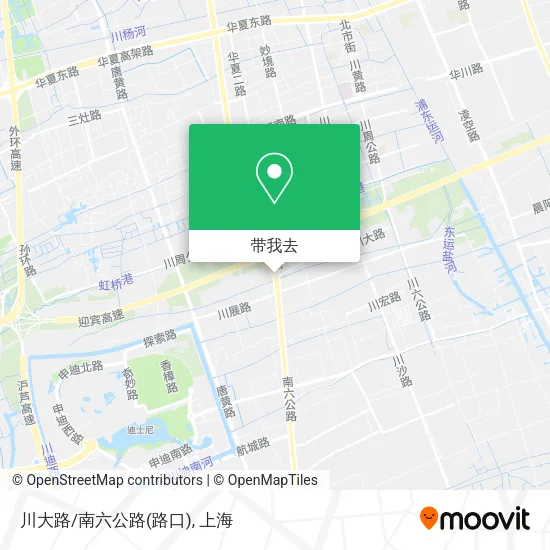 川大路/南六公路(路口)地图