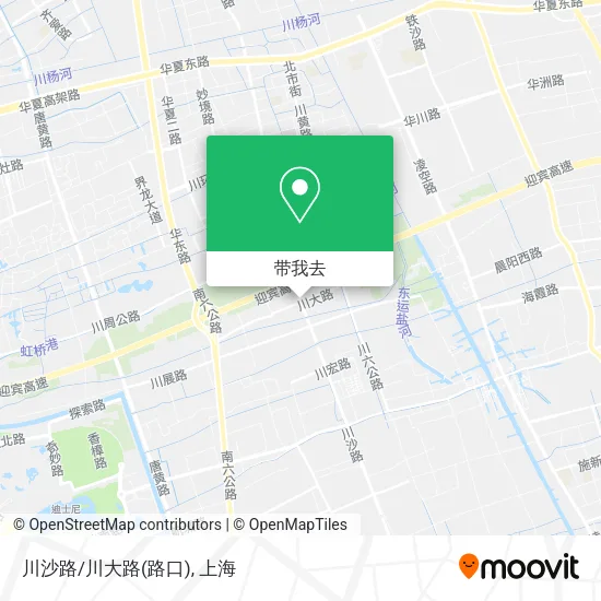 川沙路/川大路(路口)地图