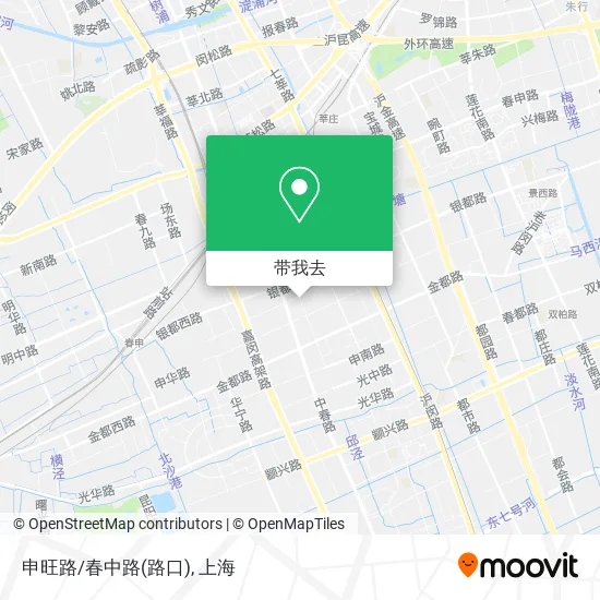 申旺路/春中路(路口)地图