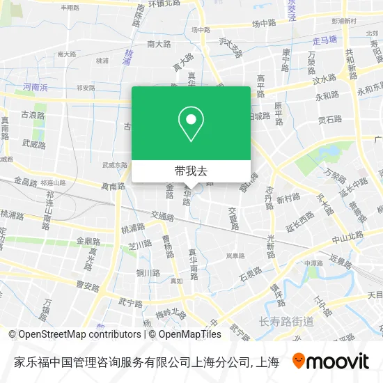 家乐福中国管理咨询服务有限公司上海分公司地图