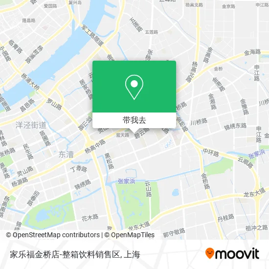 家乐福金桥店-整箱饮料销售区地图