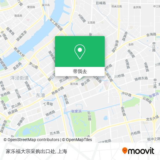 家乐福大宗采购出口处地图