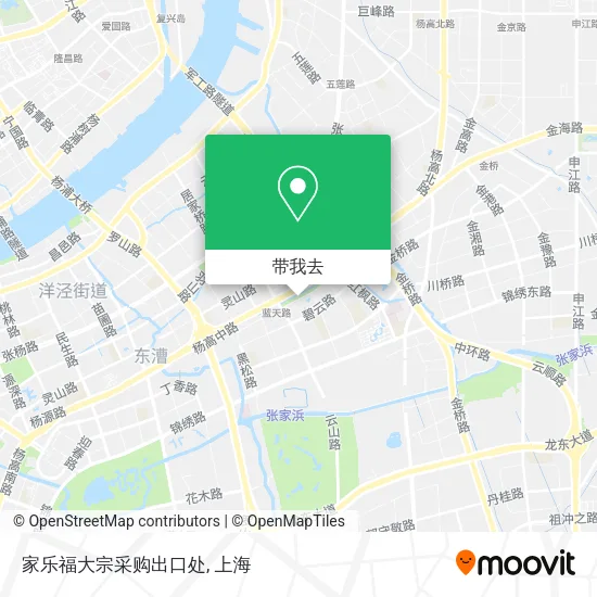 家乐福大宗采购出口处地图