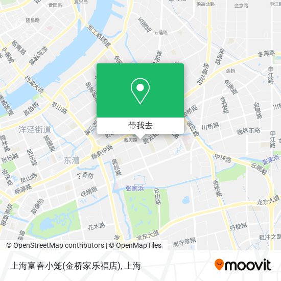 上海富春小笼(金桥家乐福店)地图