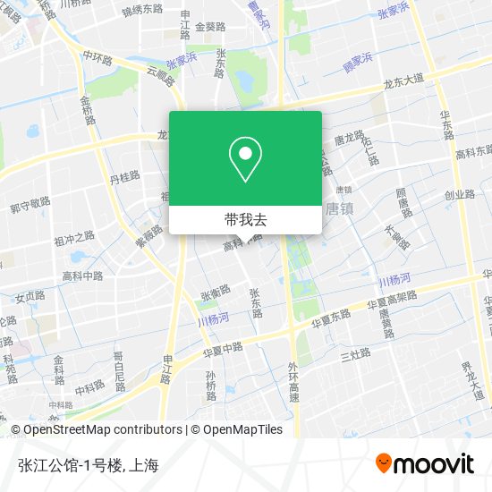 张江公馆-1号楼地图