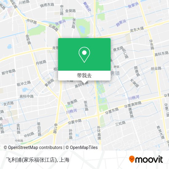 飞利浦(家乐福张江店)地图