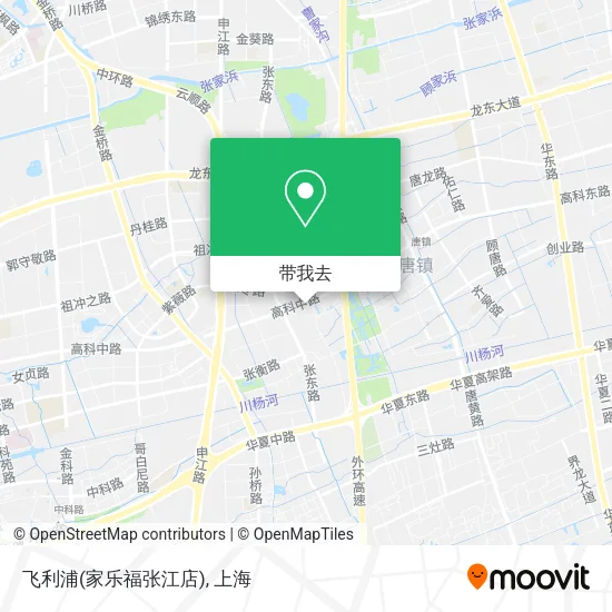 飞利浦(家乐福张江店)地图