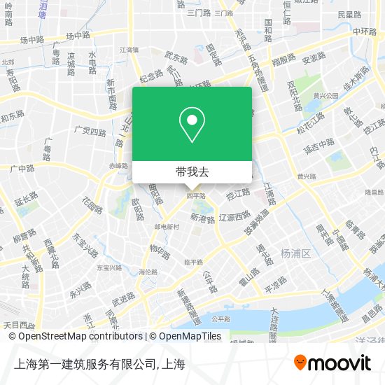 上海第一建筑服务有限公司地图